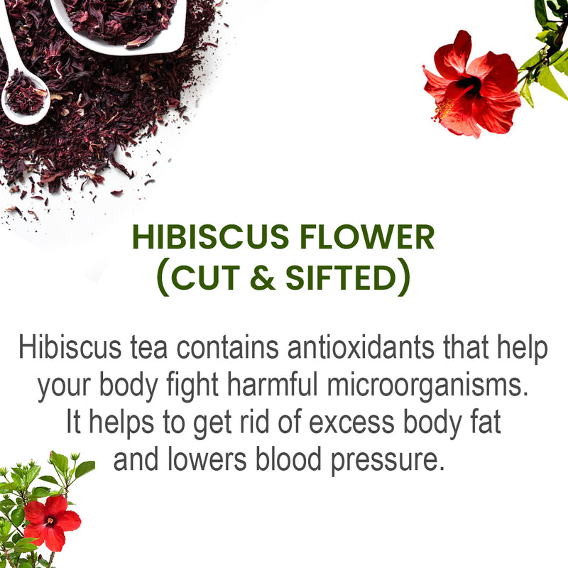 Hibiscus Flower (Cut & Sifted)