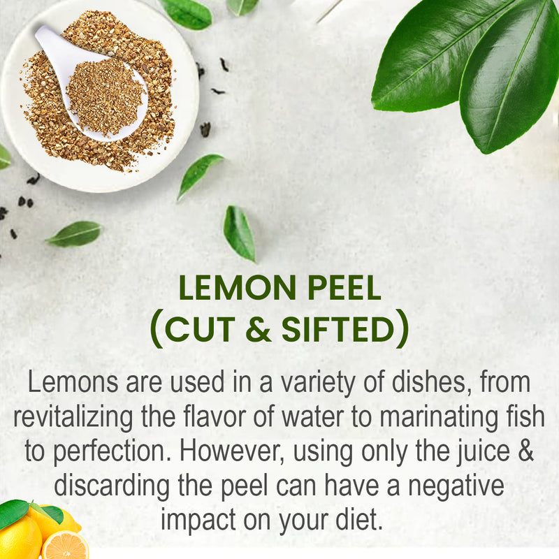 Lemon Peel (Cut & Sifted)