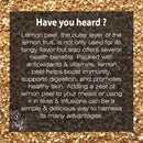 Lemon Peel (Cut & Sifted)